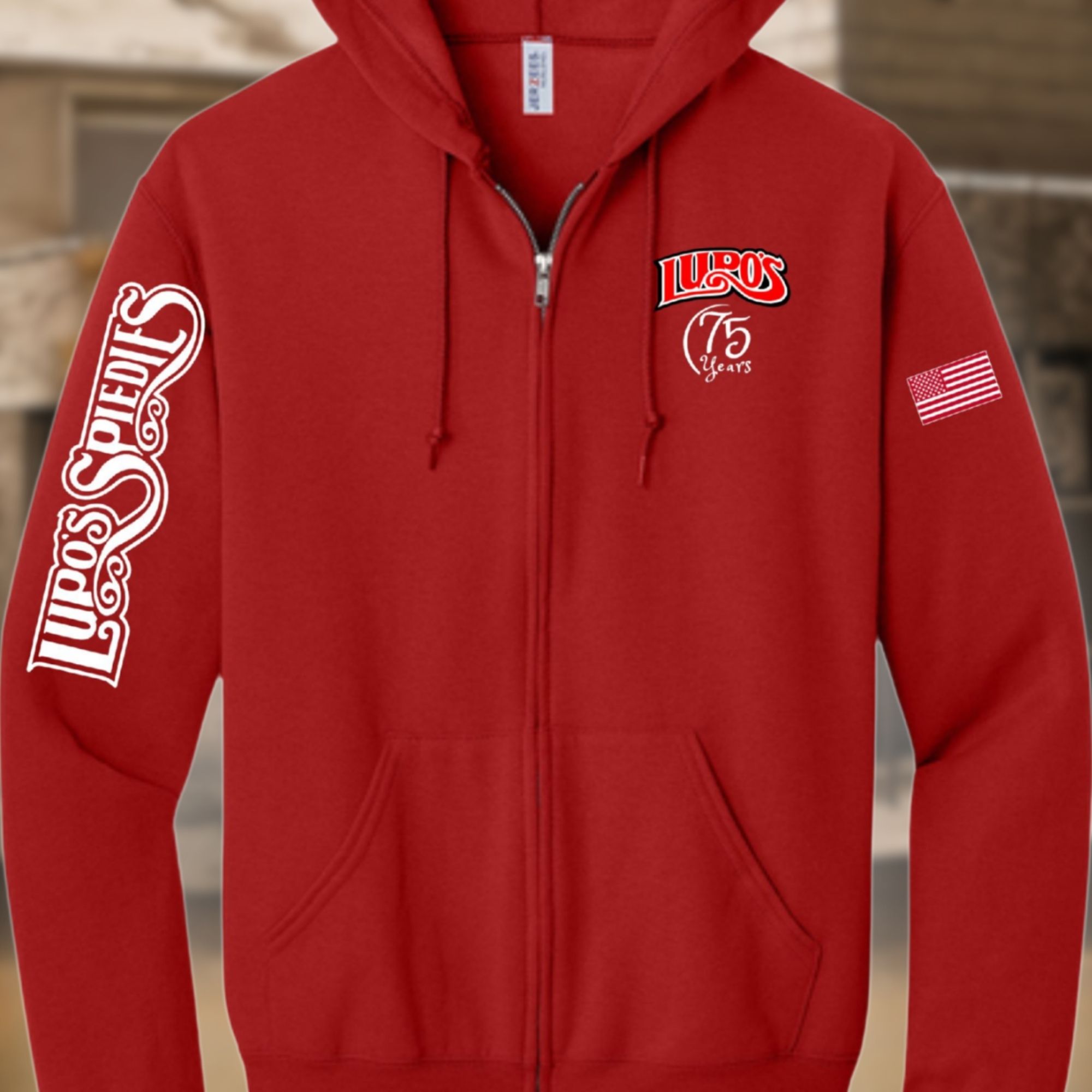 75th Anniversary Zip-Up Hoodie - Image 2