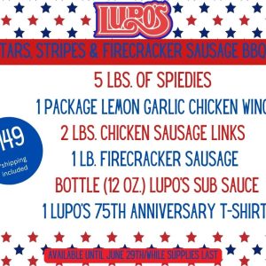 Stars, Stripes & Firecracker Sausage BBQ Pack