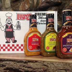 Lupo's 3 Bottle Gift Box w/ Skewers