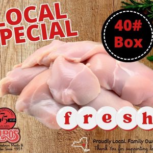 40 lb Fresh Boneless Skinless Chicken Breast Case - Local Pick Up Only